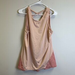 Women’s Pink Crossback Tank Top